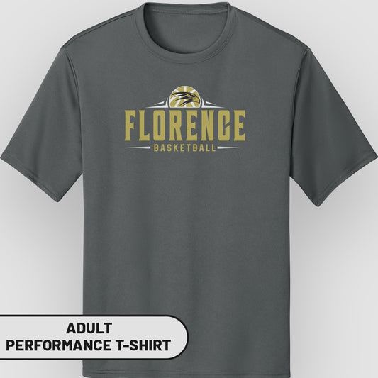 Florence Basketball Adult Performance T-Shirt