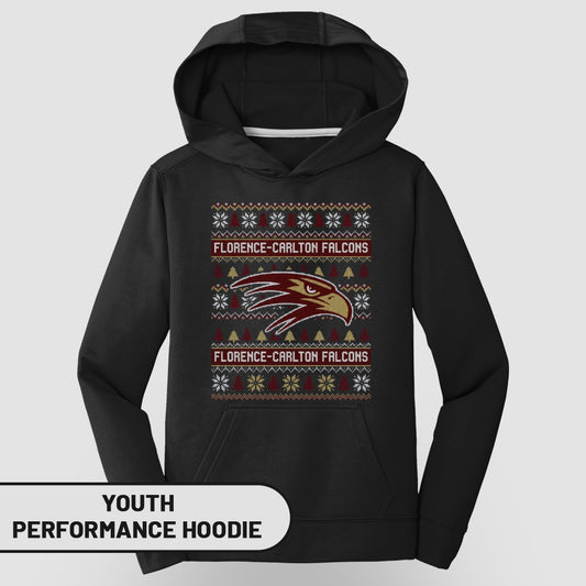 Florence-Carlton Falcons Youth Performance Hoodie