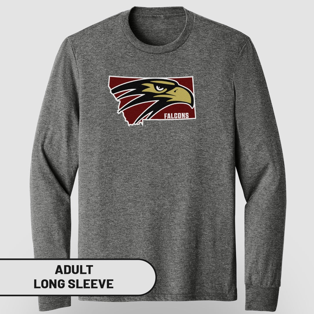 Falcons Adult Long Sleeve Graphic Shirt