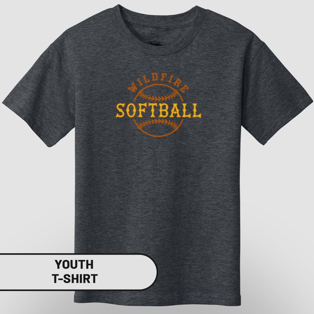 Wildfire Softball Youth T-Shirt for Sports Enthusiasts