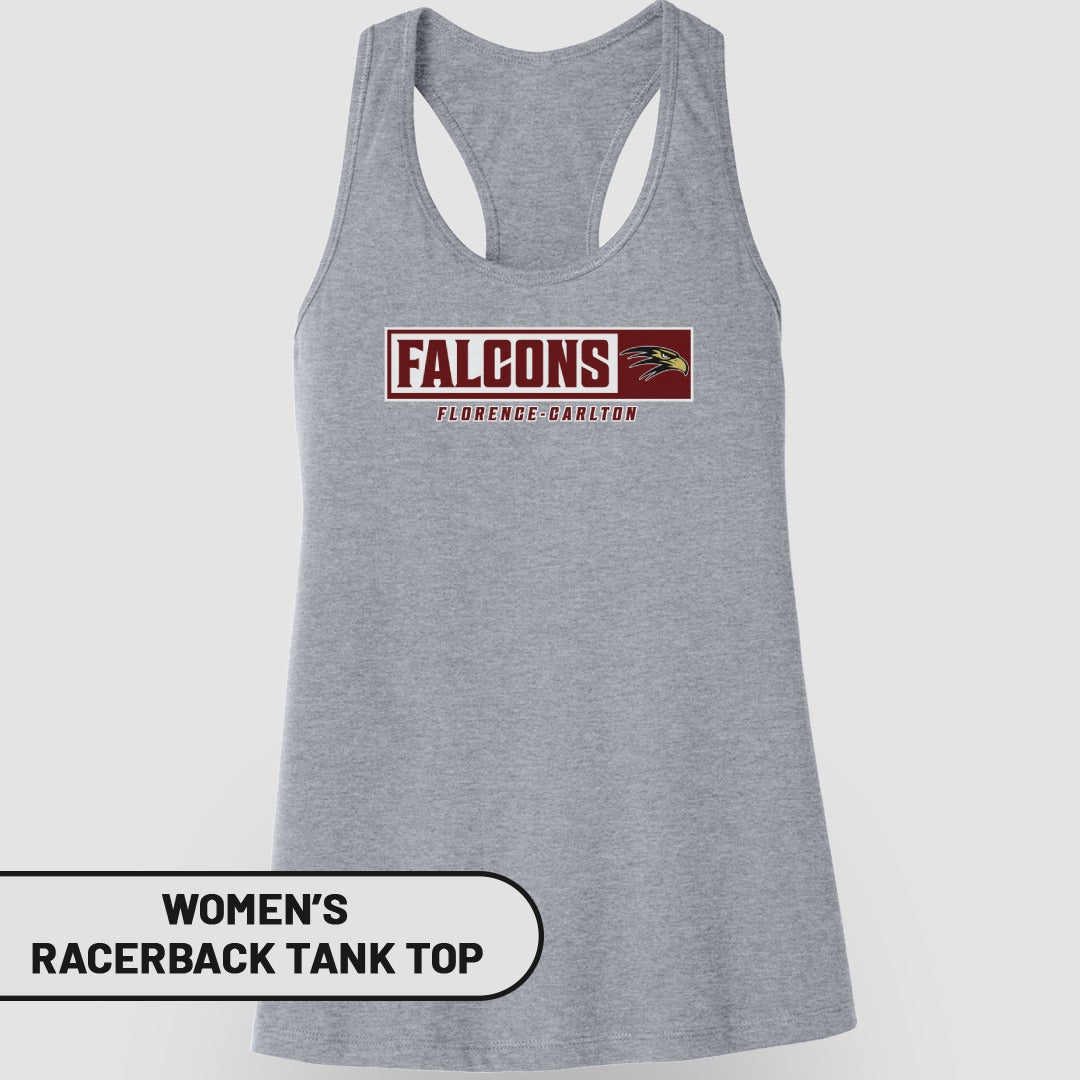 Falcons Florence-Carlton Women's Racerback Tank Top