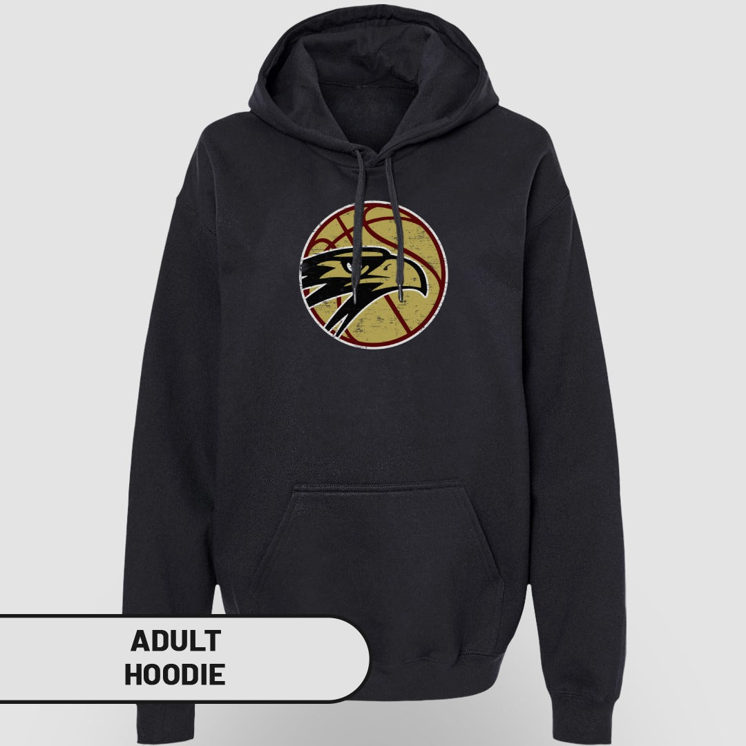 Stylish Basketball Design Adult Hoodie Perfect for Fans