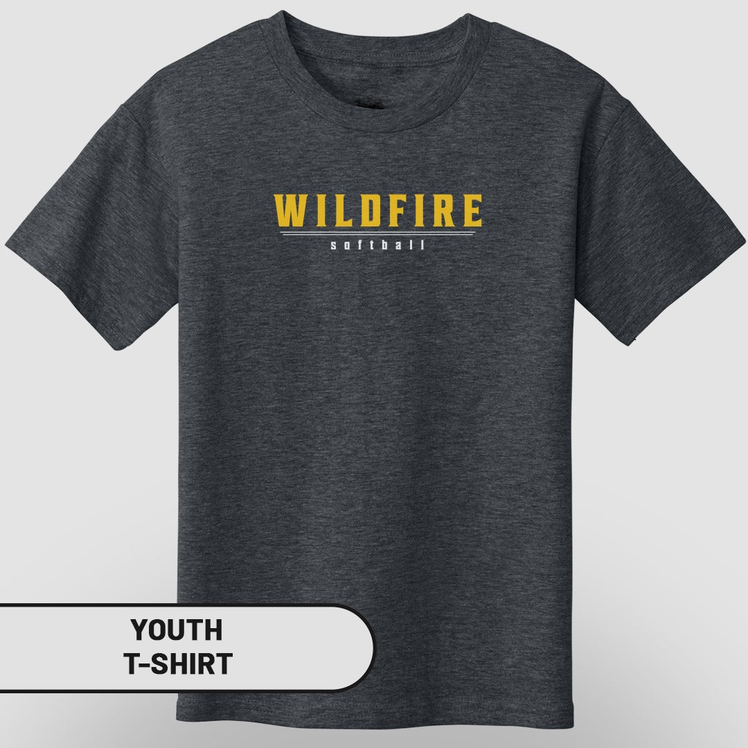 Wildfire Softball Graphite Youth T-shirt