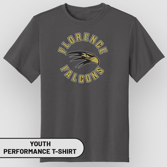Florence Falcons Youth Performance T-Shirt