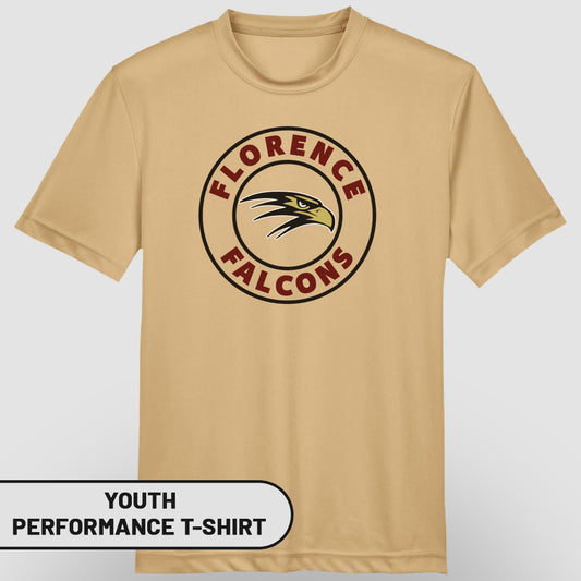 Florence Falcons Youth Performance T-Shirt