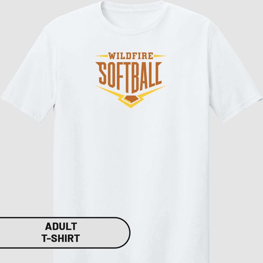 Wildfire Softball Adult T-Shirt Classic Design