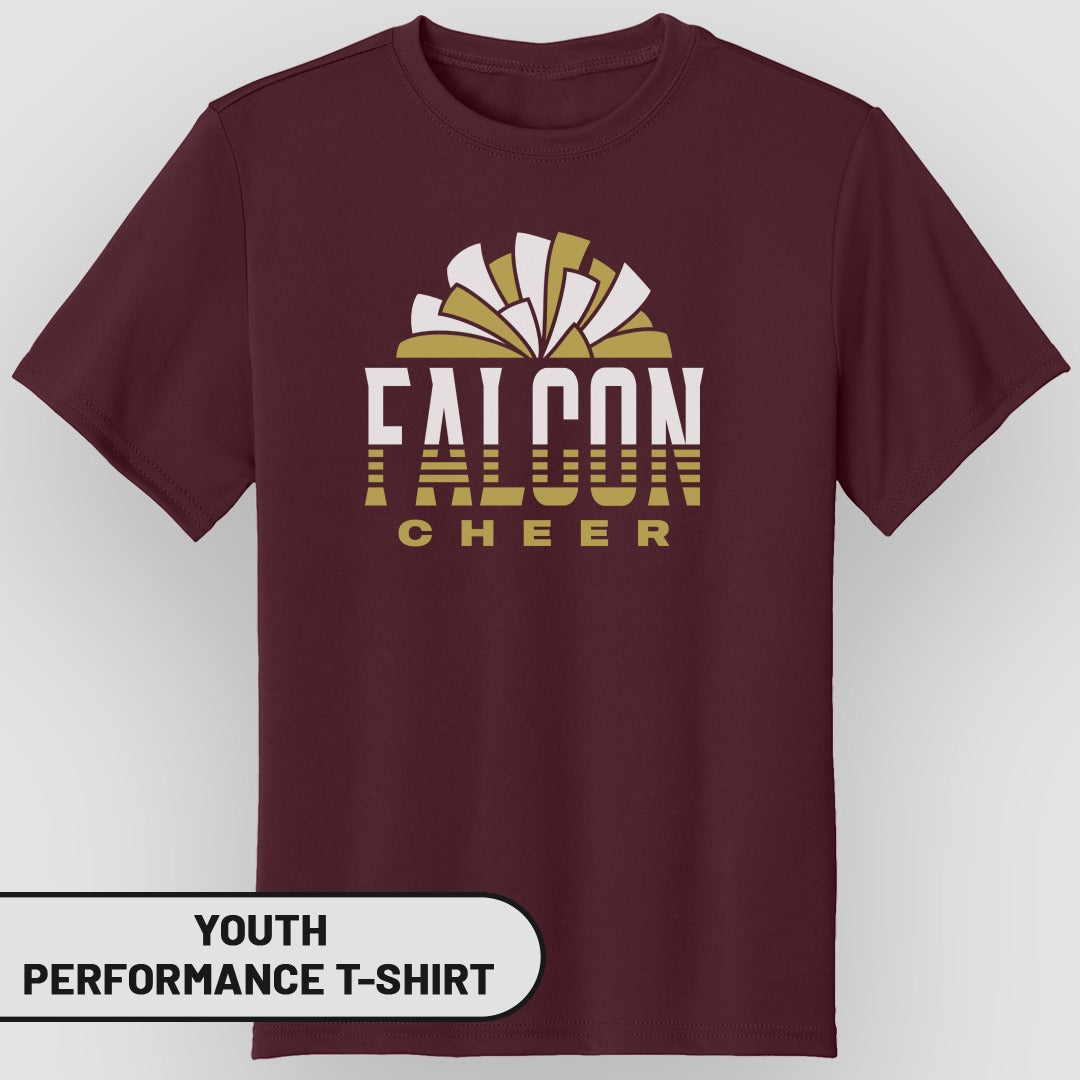 FALCON CHEER Youth Performance T-Shirt Youth Shirt