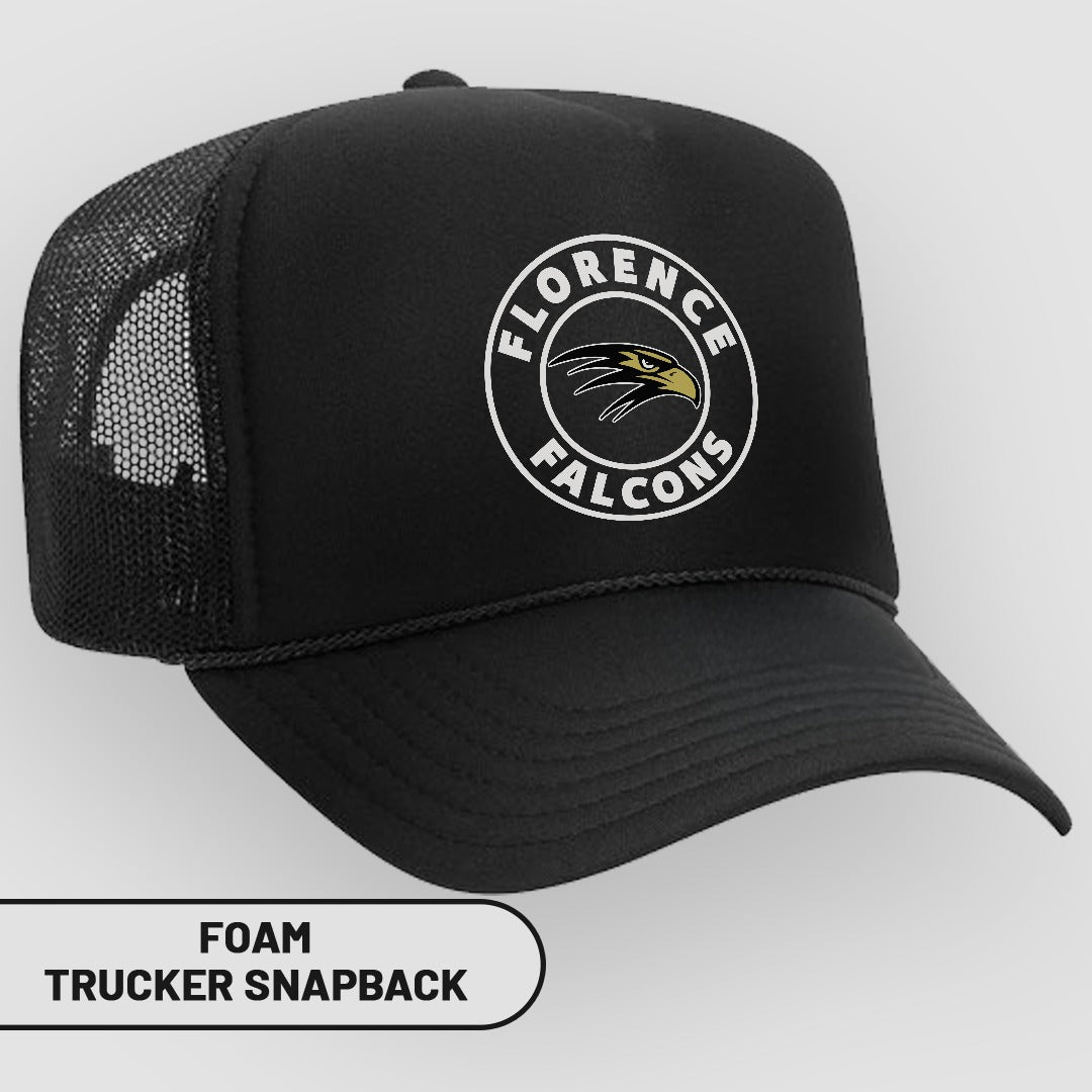 Florence Falcons Foam Trucker Snapback Cap