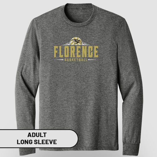 Florence Basketball Adult Long Sleeve Shirt