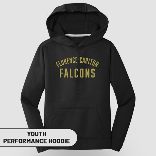 Florence Carlton Falcons Youth Performance Hoodie