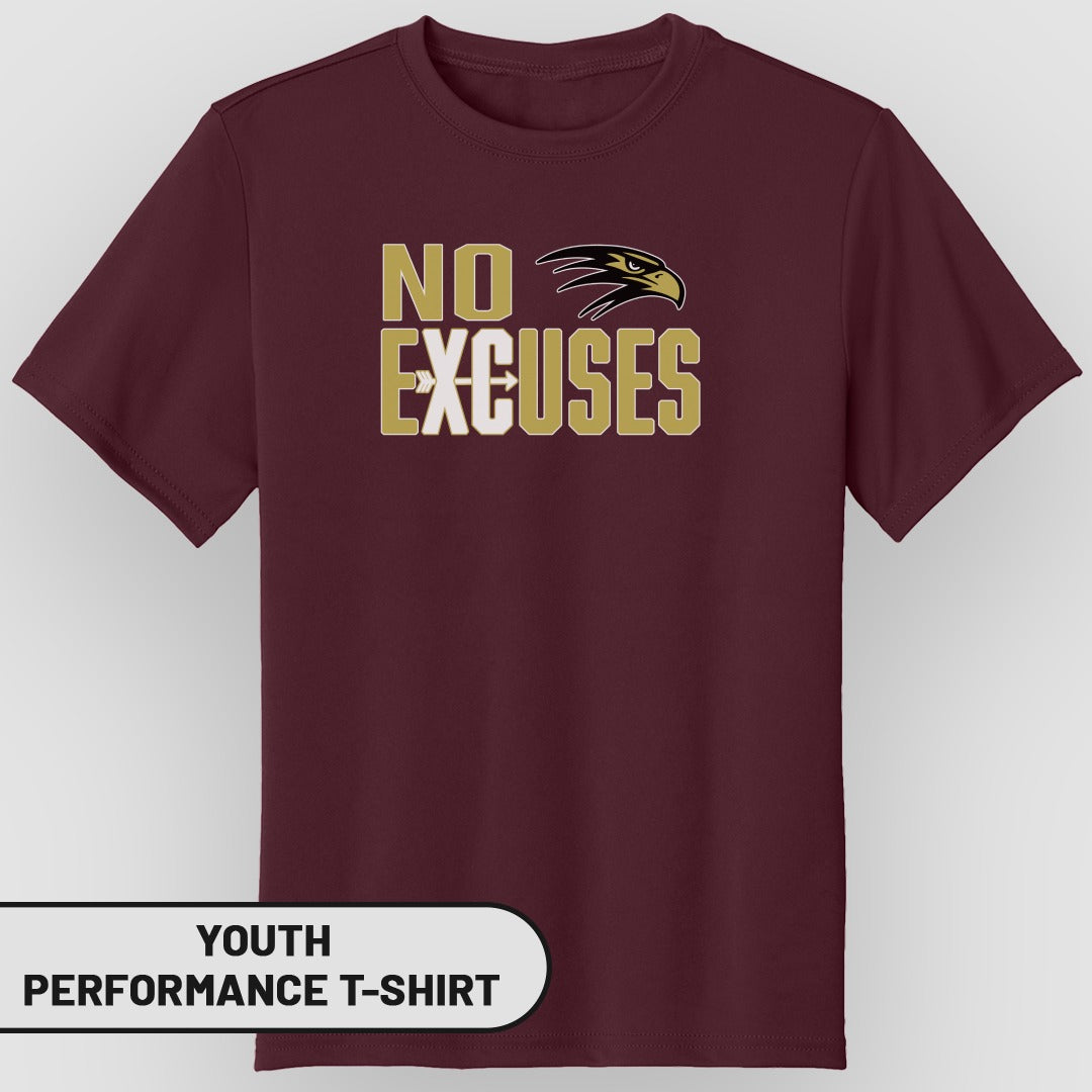 No Excuses Youth Performance T-Shirt