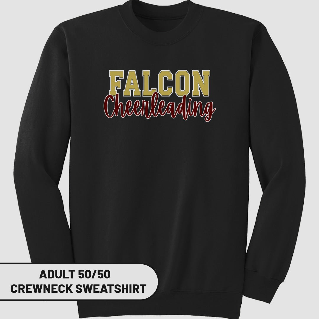 Falcon Cheerleading Adult Crewneck Sweatshirt Product