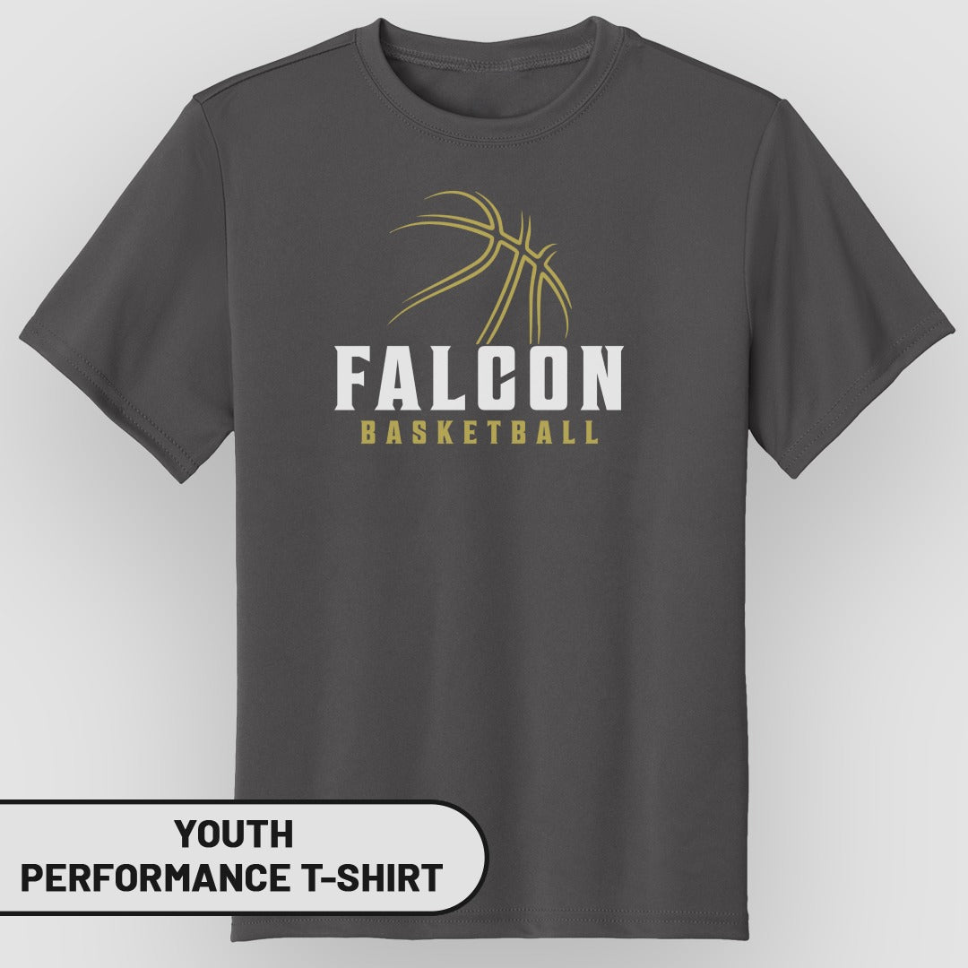 Falcon Basketball Youth Performance T-Shirt