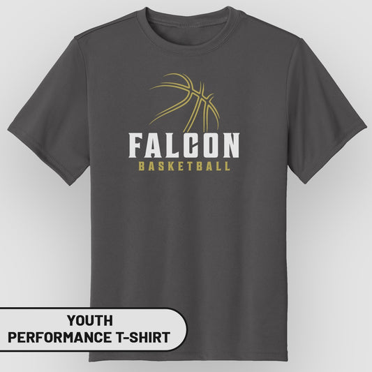 Falcon Basketball Youth Performance T-Shirt