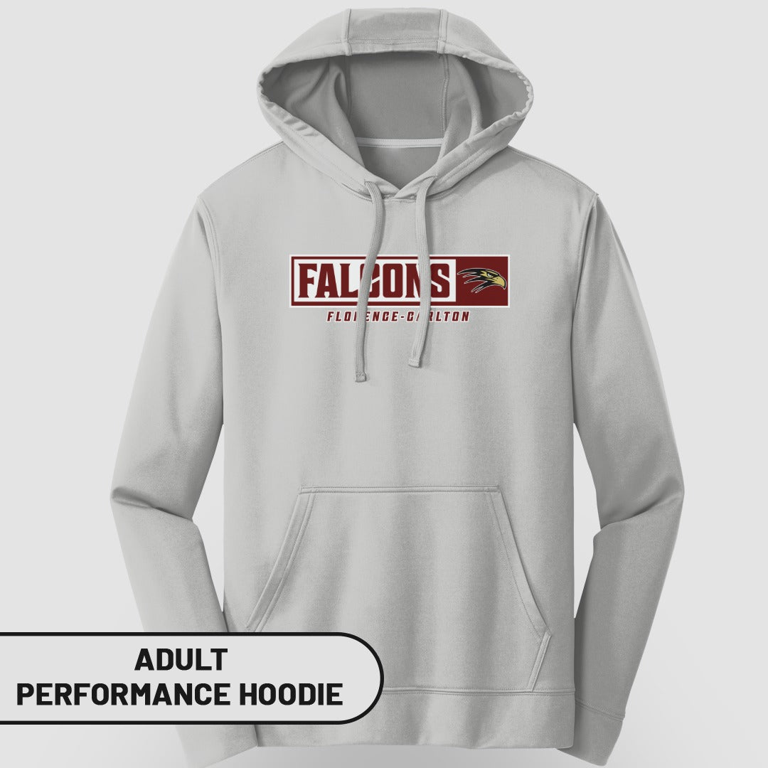 Falcons Florence-Carlton Adult Performance Hoodie