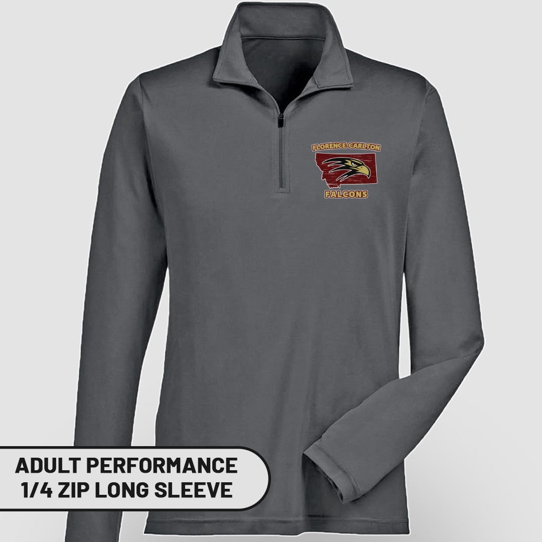 Adult Performance 1/4 Zip Long Sleeve product