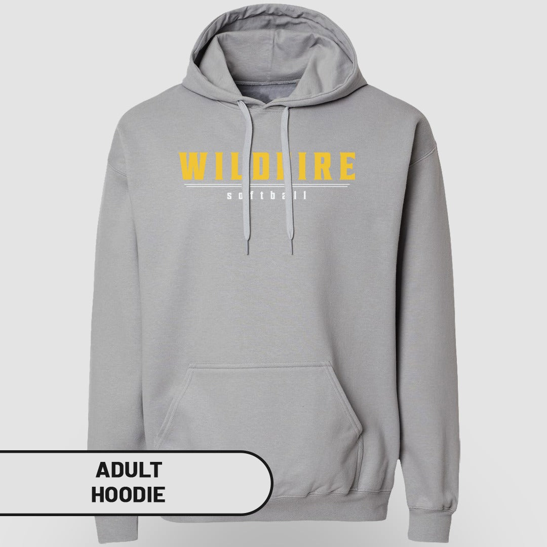 Wildfire Softball Graphic Adult Hoodie