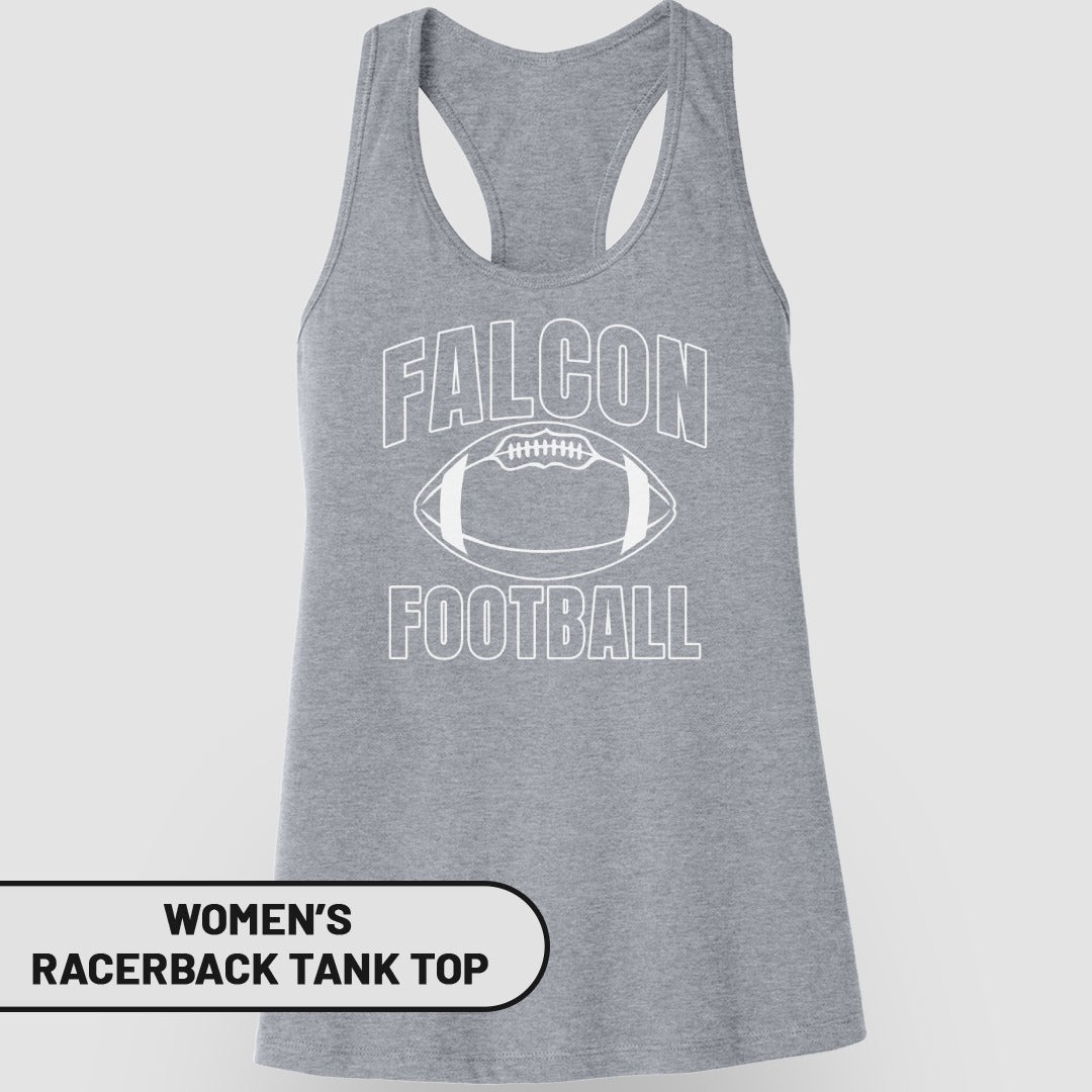 Falcon Football Women's Racerback Tank Top