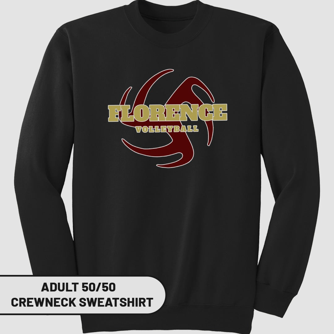 Florence Volleyball Crewneck Sweatshirt Sports Apparel