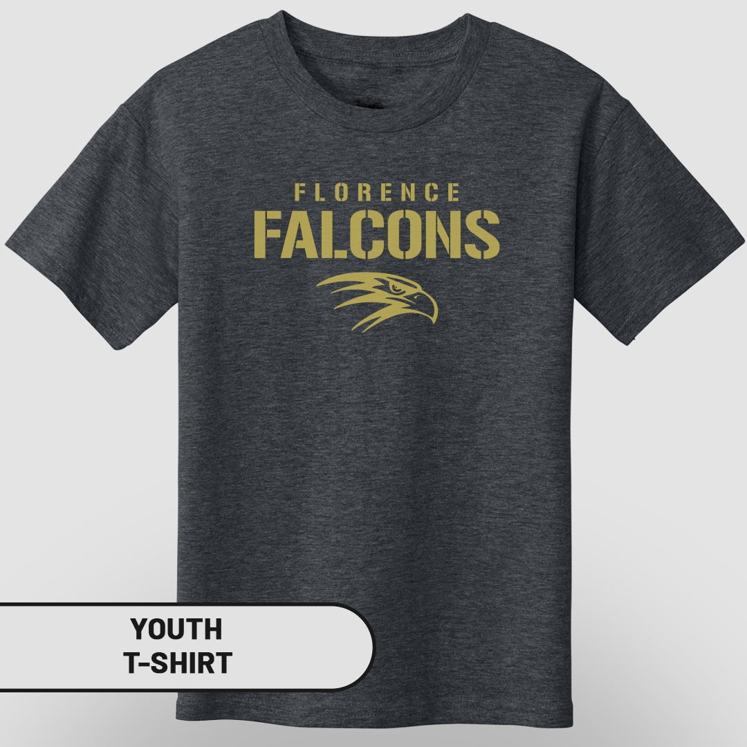 Florence Falcons Youth T-Shirt Casual Tee