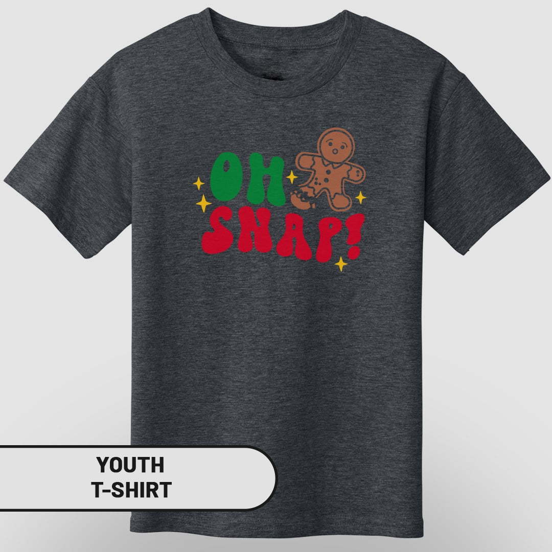 Oh Snap Gingerbread Youth T-shirt Product