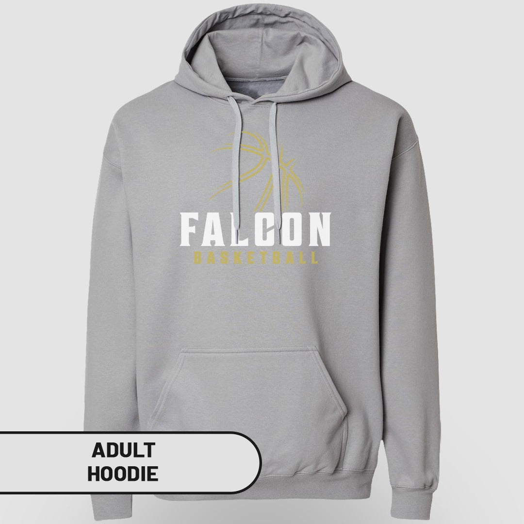 Falcon Basketball Adult Hoodie