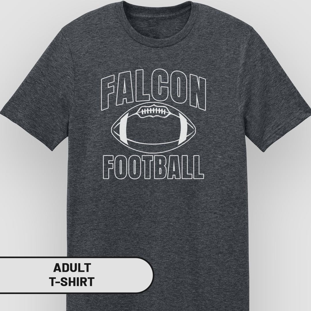 Falcon Football Graphic Printed Adult T-Shirt