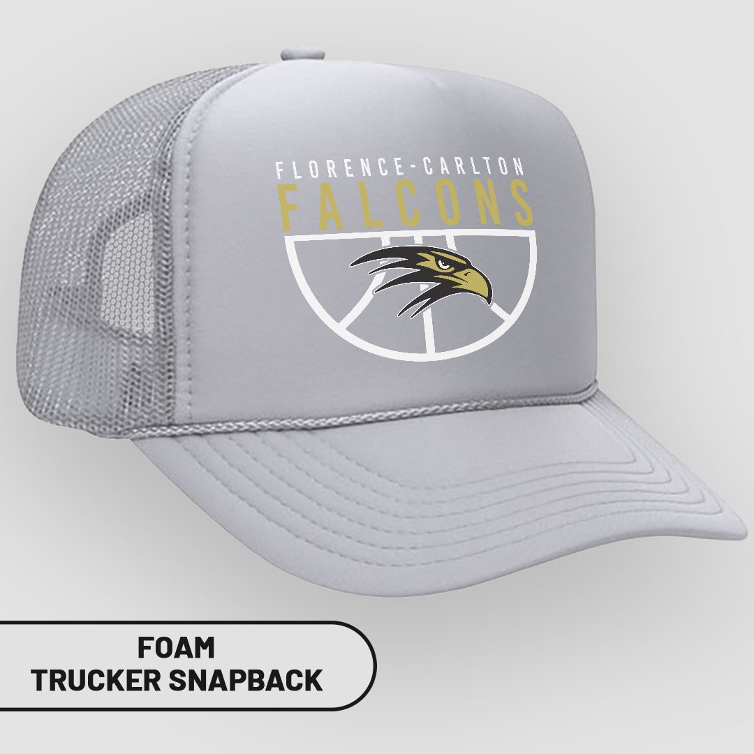 Florence-Carlton Falcons Foam Trucker Snapback Hat