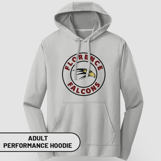 Florence Falcons Adult Performance Hoodie