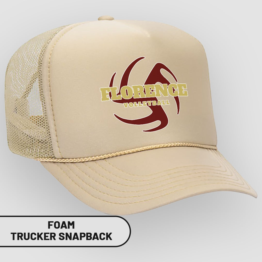 Florence Volleyball Foam Trucker Snapback product