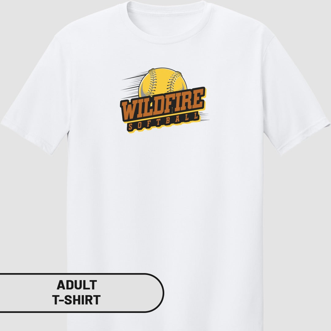 Wildfire Softball Graphic Adult T-Shirt