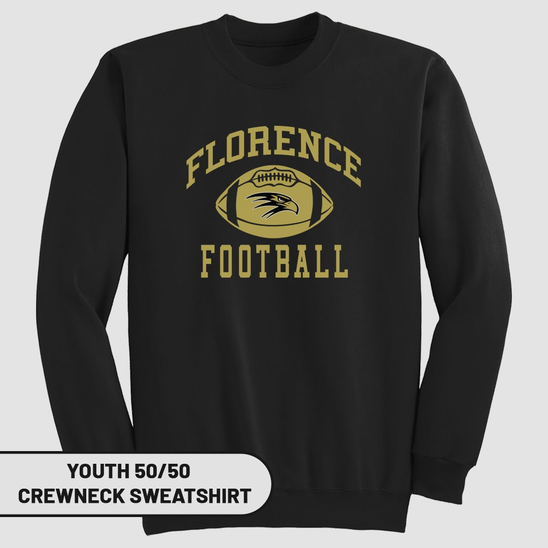 Florence Football Youth Crewneck Sweatshirt