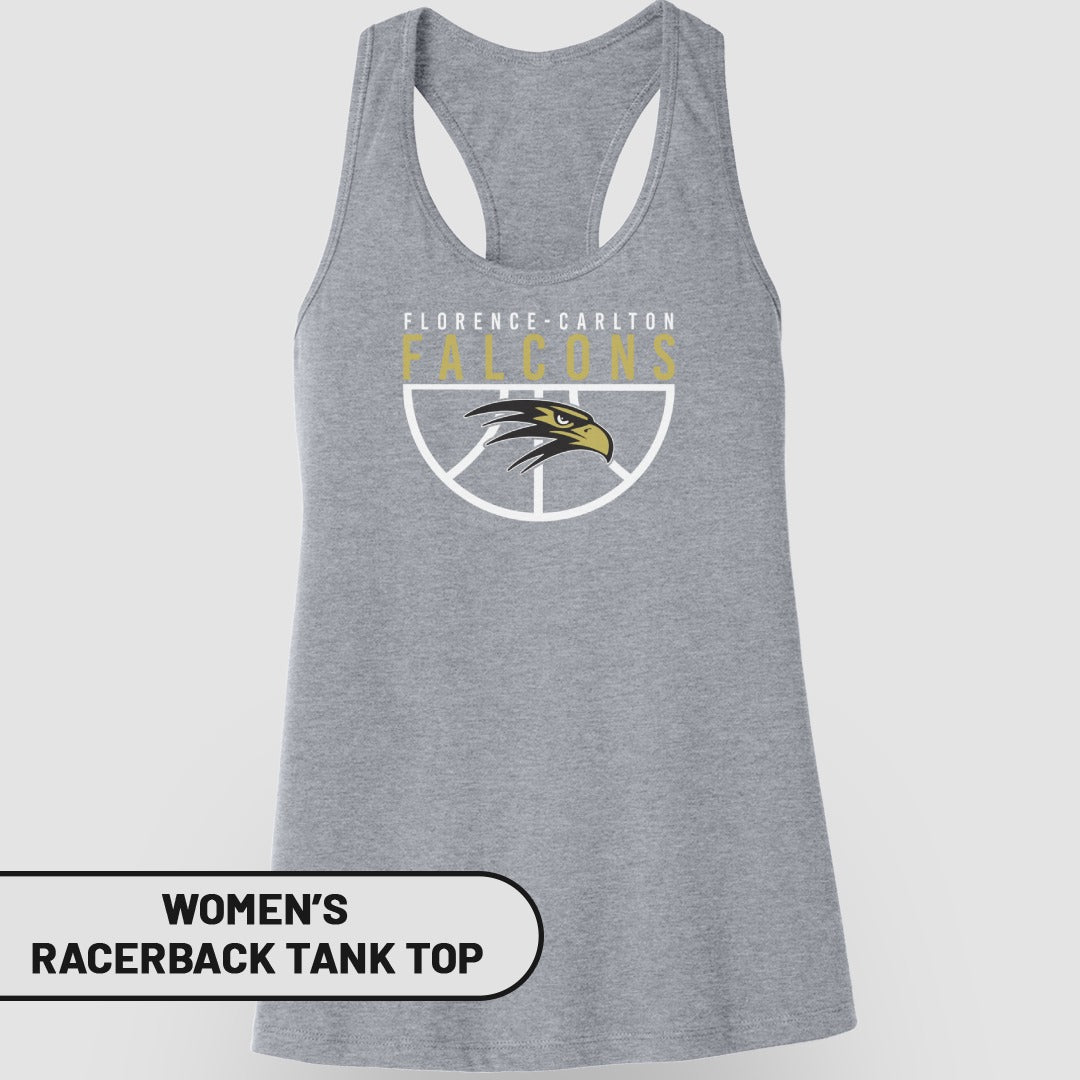 Florence-Carlton Falcons Women's Racerback Tank Top