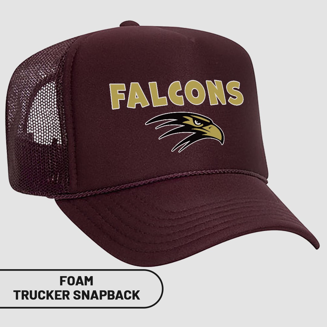 Falcons Sports Foam Trucker Snapback Hat