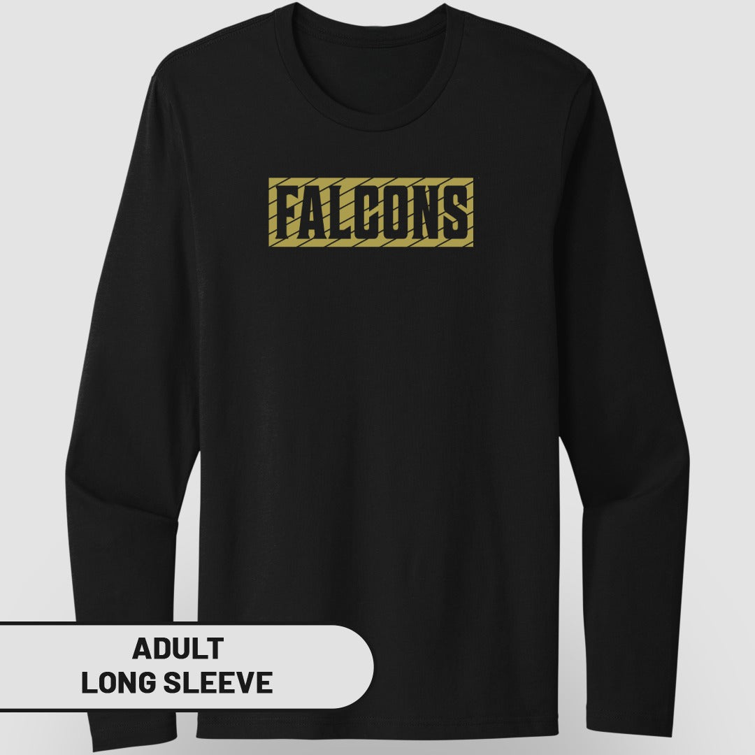 Falcons Design Adult Long Sleeve Shirt for Fans