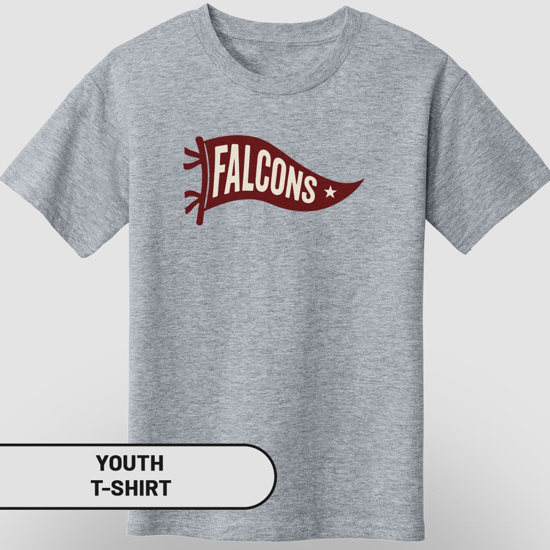 Falcons Youth T-Shirt with Graphic Design
