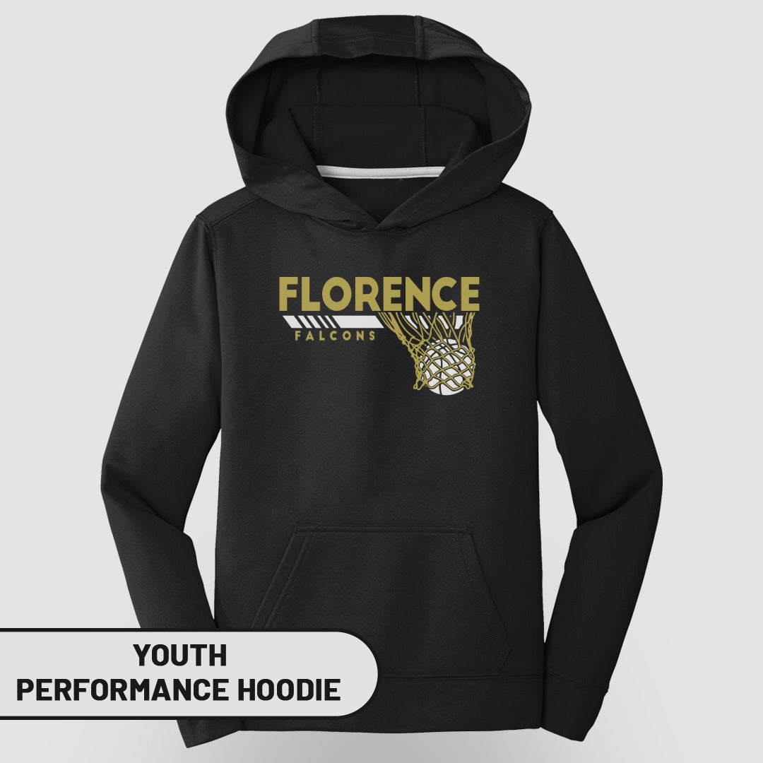 Florence Falcons Youth Performance Hoodie