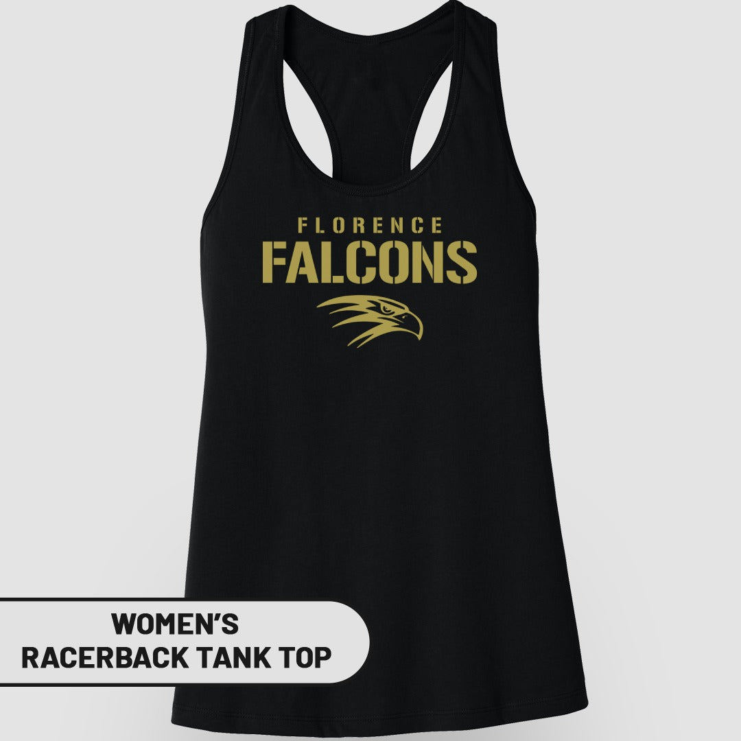 Florence Falcons Women's Racerback Tank Top