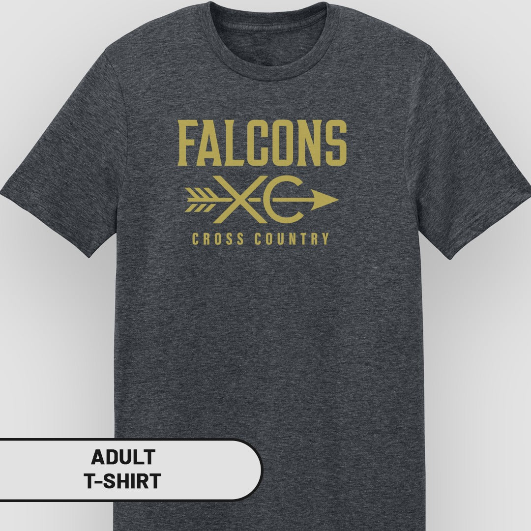Falcons Cross Country Adult T-Shirt