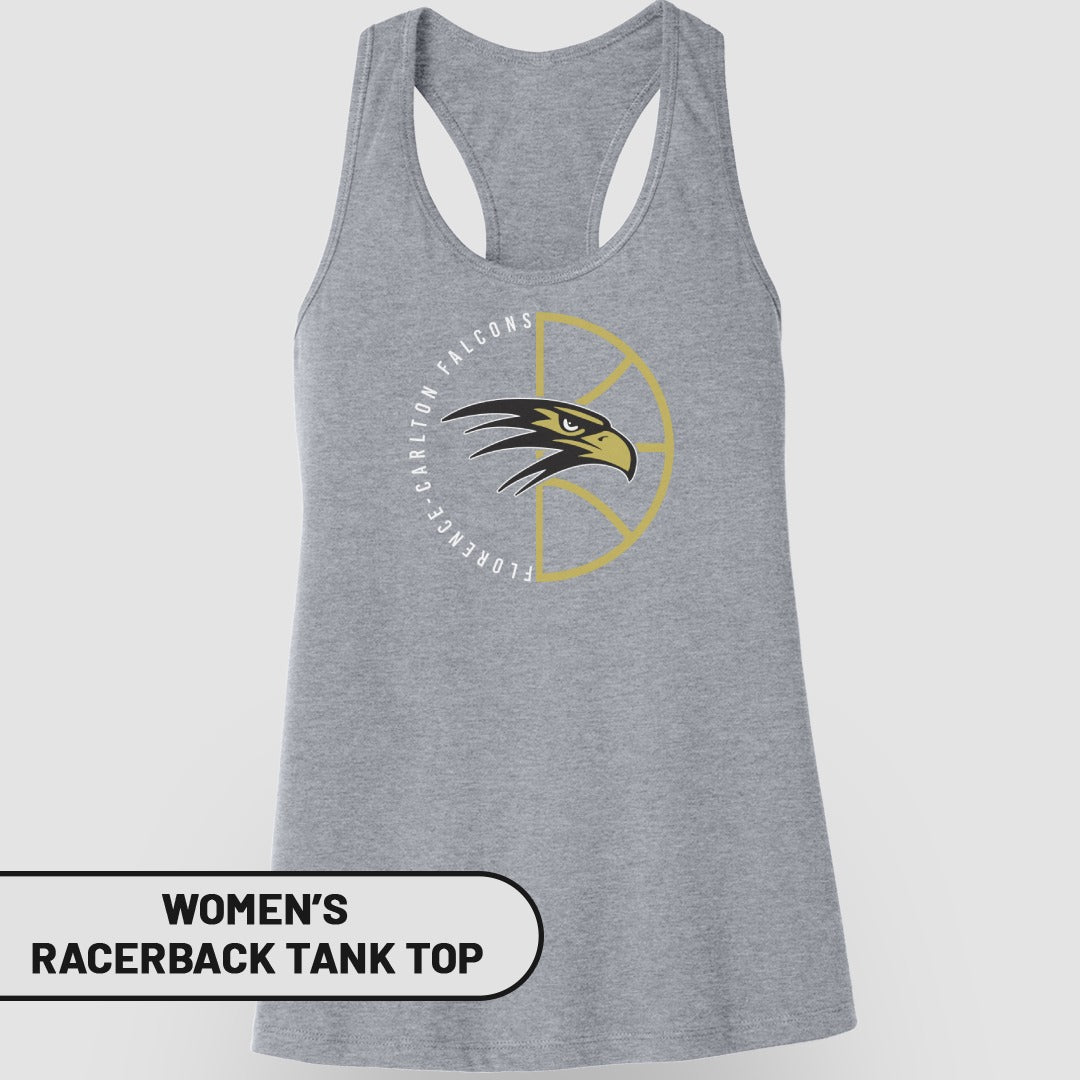 Florence Carlton Falcons Women's Racerback Tank Top