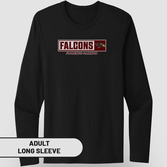 Florence-Carlton Falcons Adult Long Sleeve Shirt