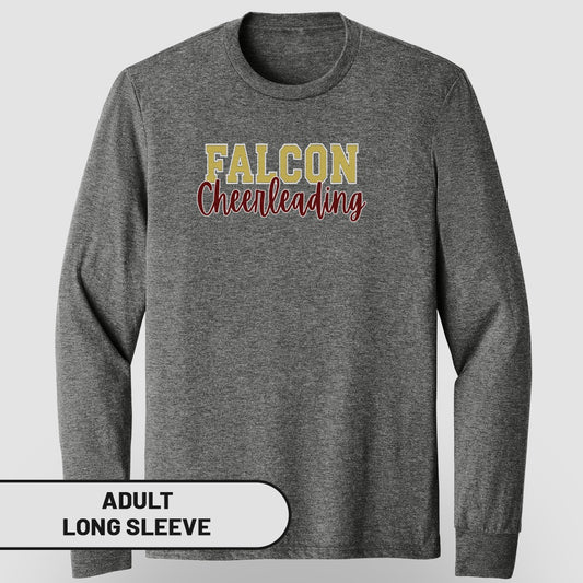 Falcon Cheerleading Adult Long Sleeve Shirt