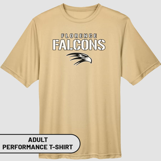 Florence Falcons Adult Performance T-Shirt