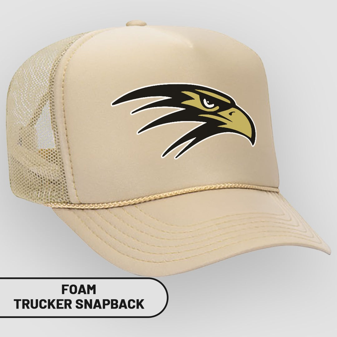 Bold Eagle Design Foam Trucker Snapback Hat