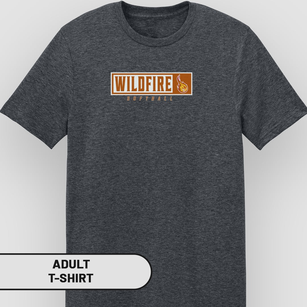 Wildfire Softball Graphic Adult T-Shirt