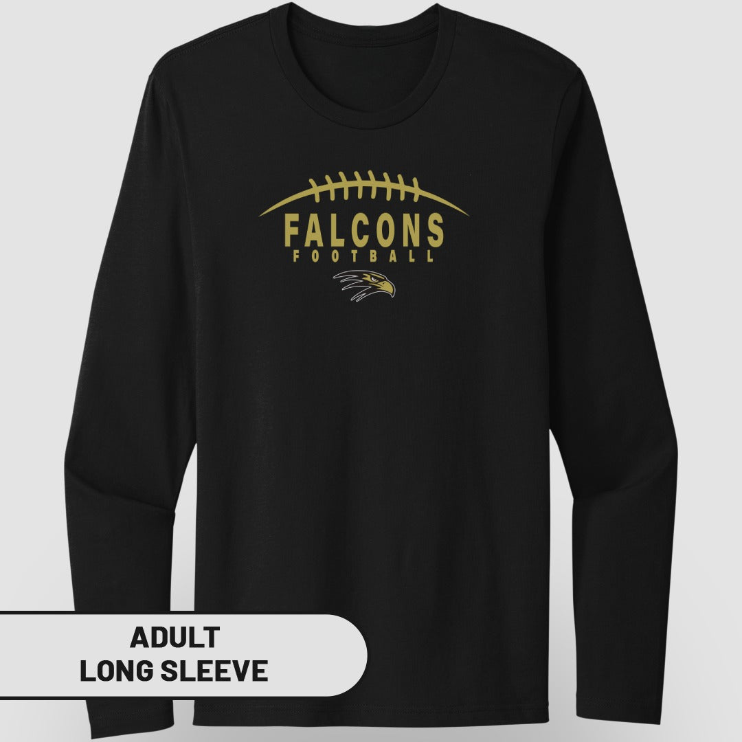 Falcons Football Adult Long Sleeve Shirt