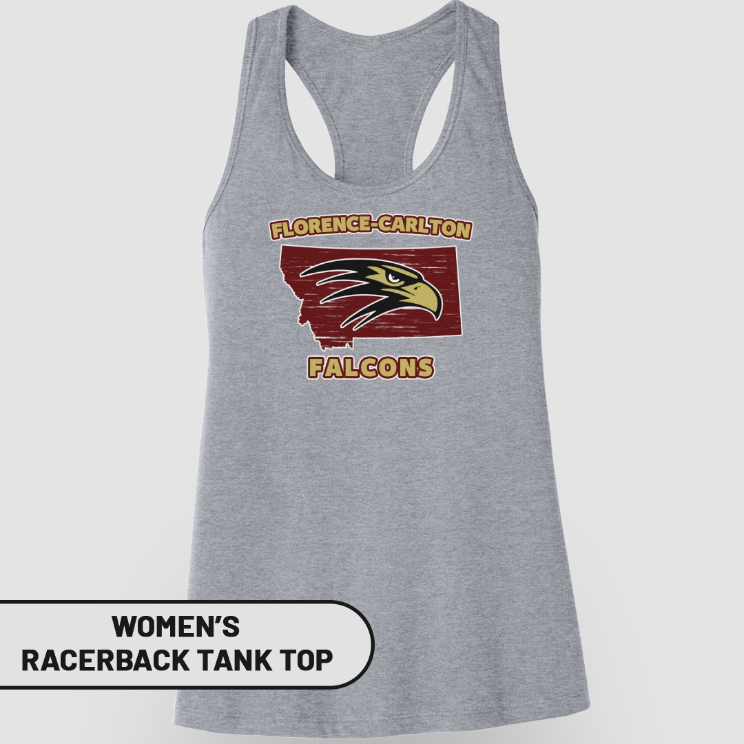 Florence-Carlton Falcons Women's Racerback Tank Top