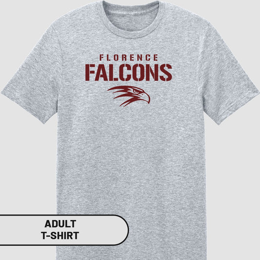 Florence Falcons Design Adult T-Shirt for Fans