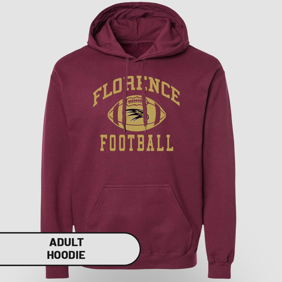Florence Football Design Adult Hoodie
