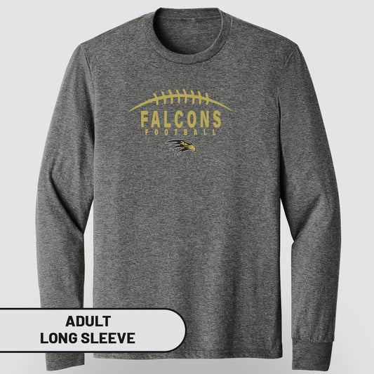 Falcons Football Adult Long Sleeve Shirt